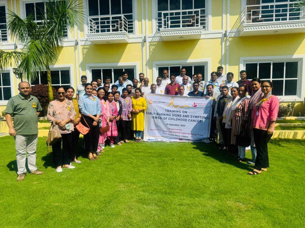 Training on EWSS of childhood cancer in Simara